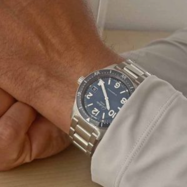 Glashütte Original SeaQ Ocean Blue ungetragenes Fullset LC100