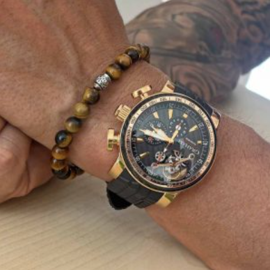 Graham Woodcote Tourbillograph Tourbillion 18 ct Roségold 47 mm Limited to 25 Pieces