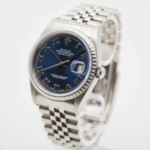 Rolex Datejust 36 perfekte 16220 Y-Serie aus 2002 mit neuem Service