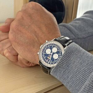 Breitling Navitimer 1 B01 Chronograph 46 perfektes AB0127 Fullset LC100 mit Erstkaufbeleg